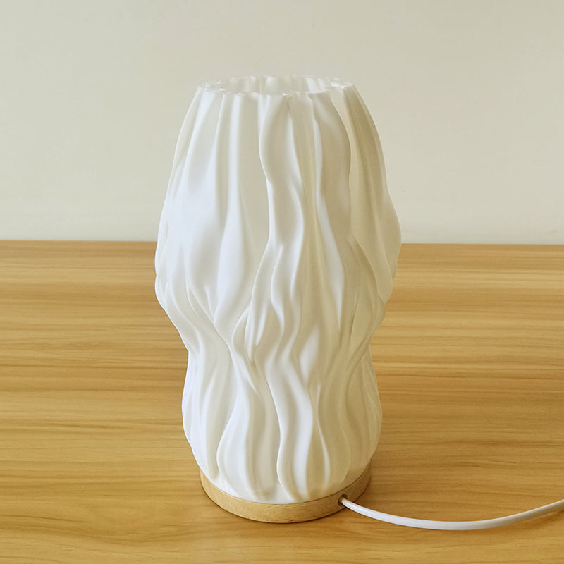 Coro Field - Pleated Cream Accent Table Lamp