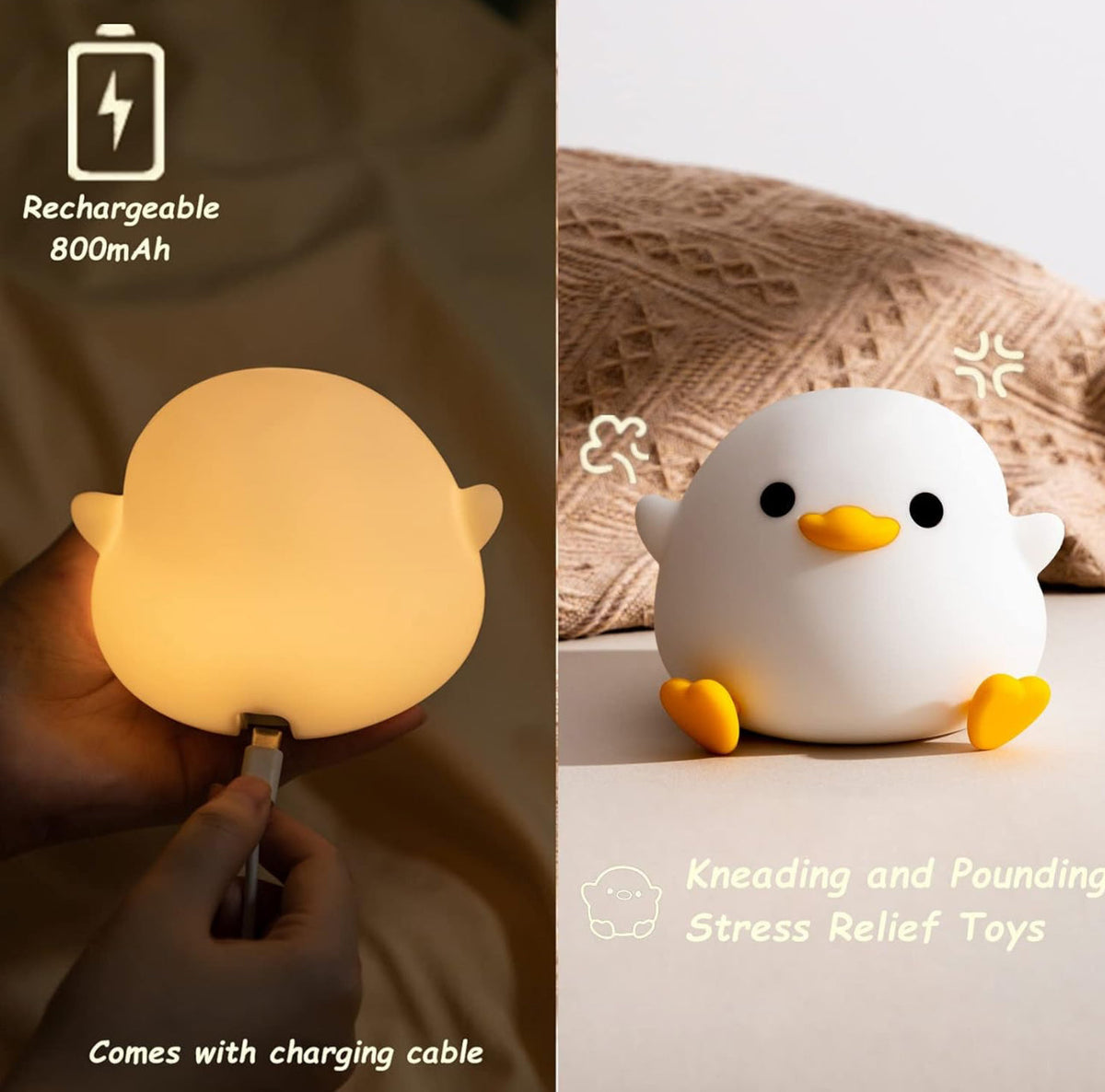 Mivosk - Automatic LED Duck Night Light