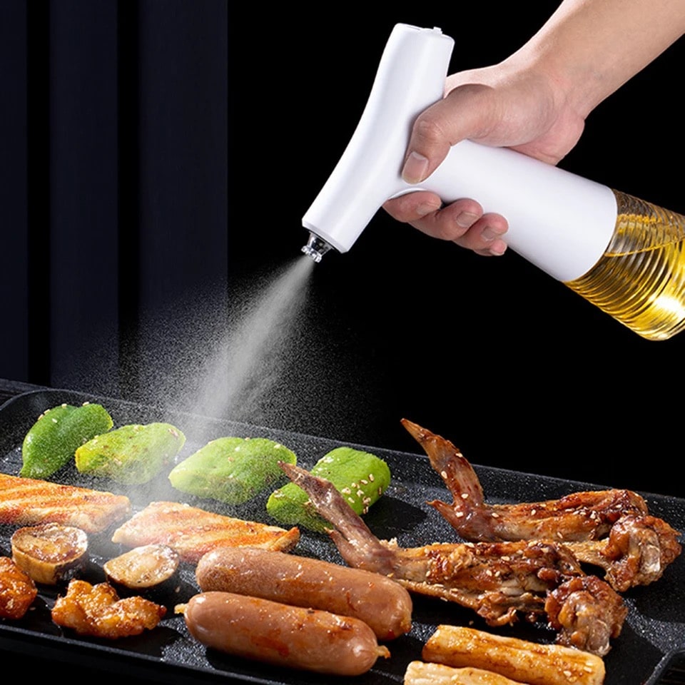 Etherio - 2-in-1 Electric Oil Dispenser for Healthier Cooking