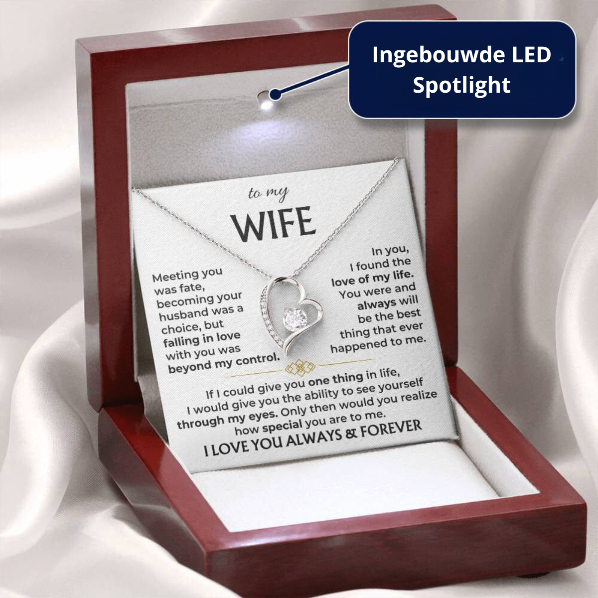 Diamond Love - Elegant Heart Necklace for Her