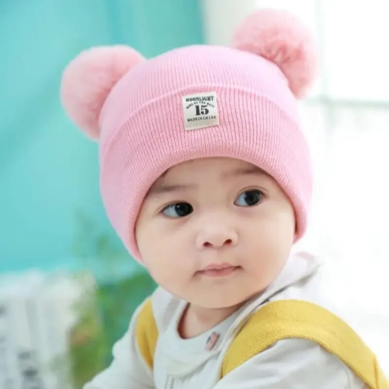 CozySnow - Trendy Kids Beanie with Pompom