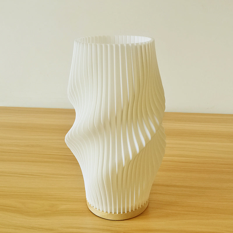 Coro Field - Pleated Cream Accent Table Lamp