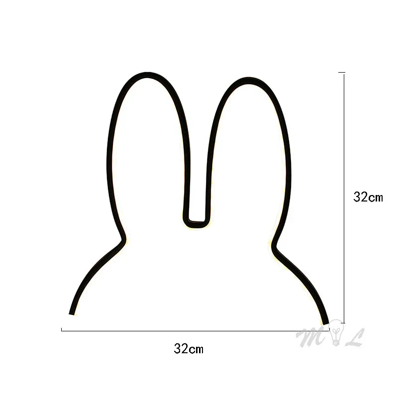 Baxendale - Rabbit Shaped Kids Bedroom Light