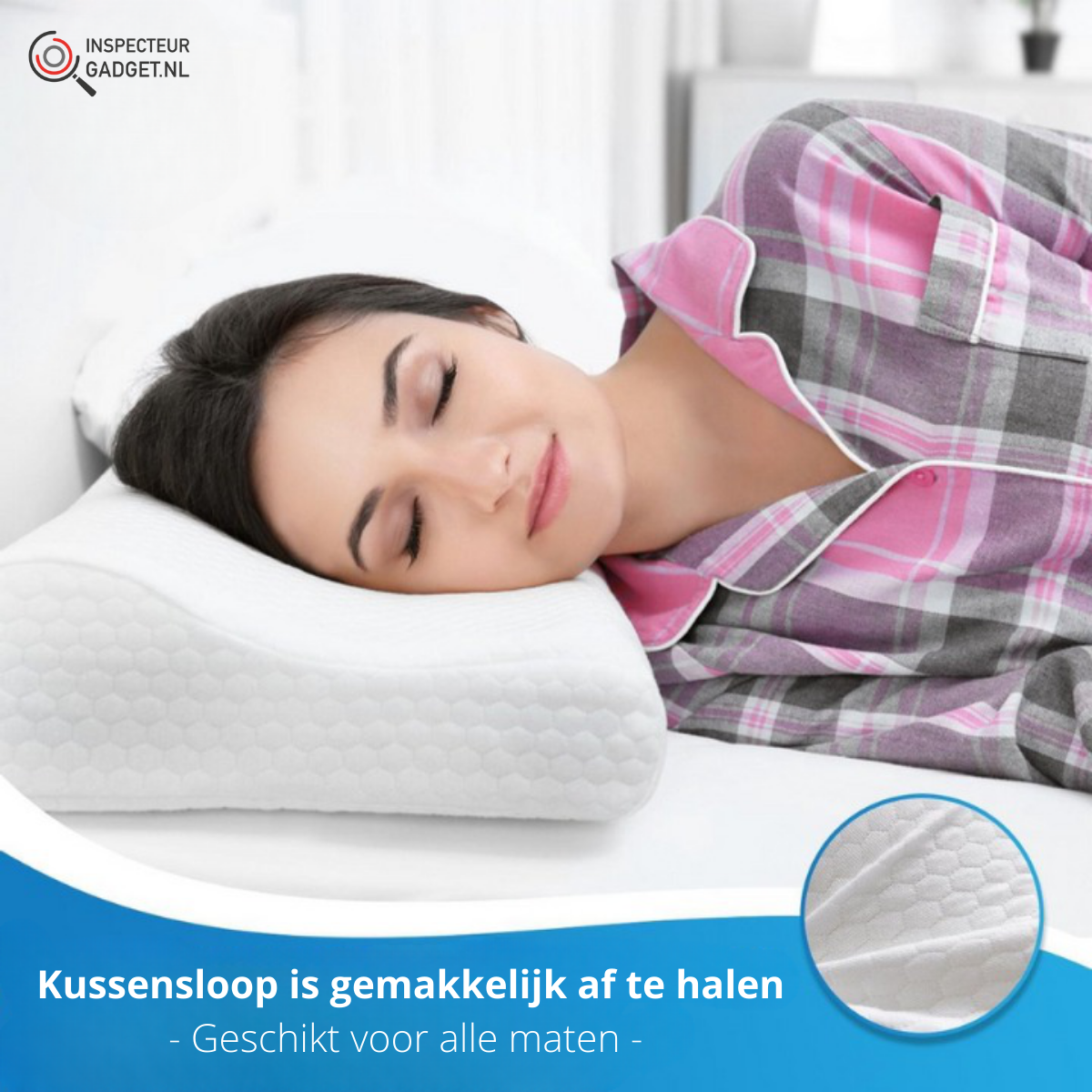Kirvenda - Ergonomic Memory Foam Neck Pillow