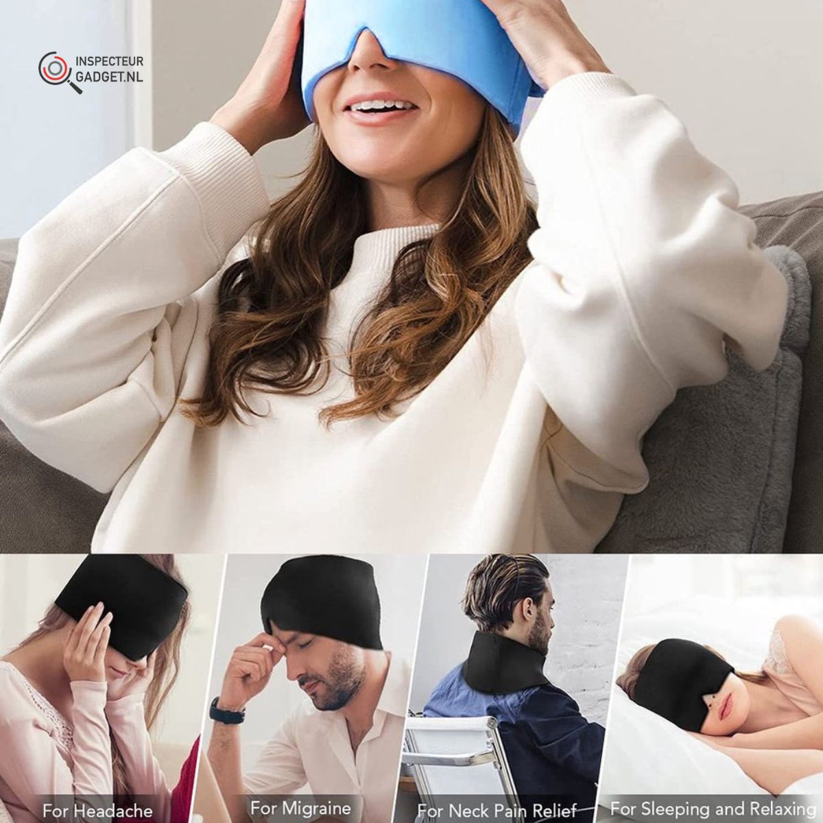 Head Relief - Hot and Cold Therapy Head Wrap