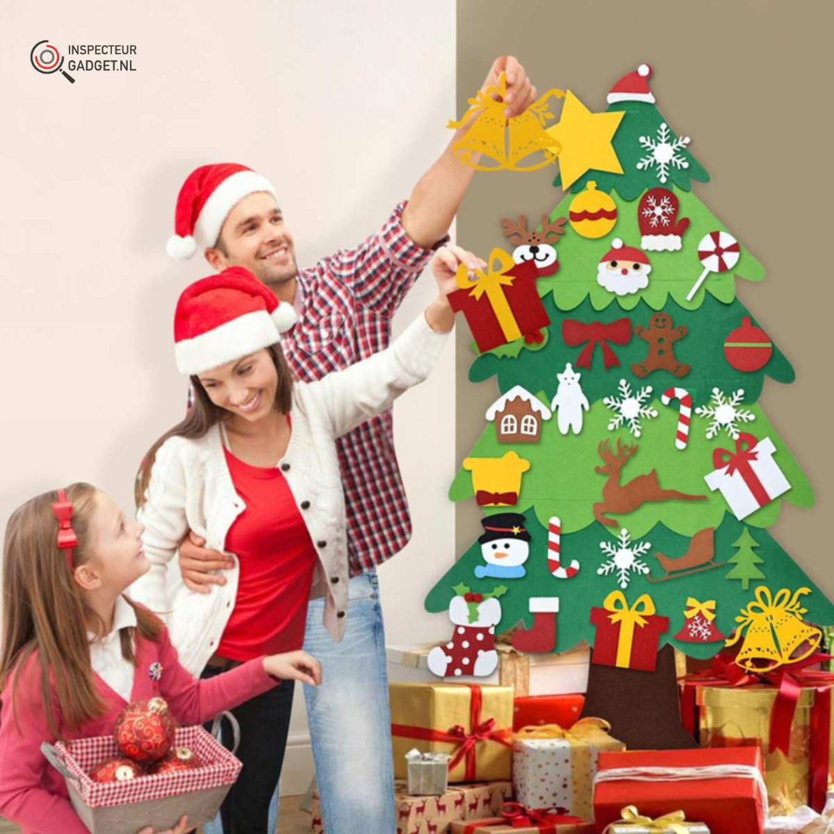 Slanbury Nook - Reusable Felt Ornament Tree Kit