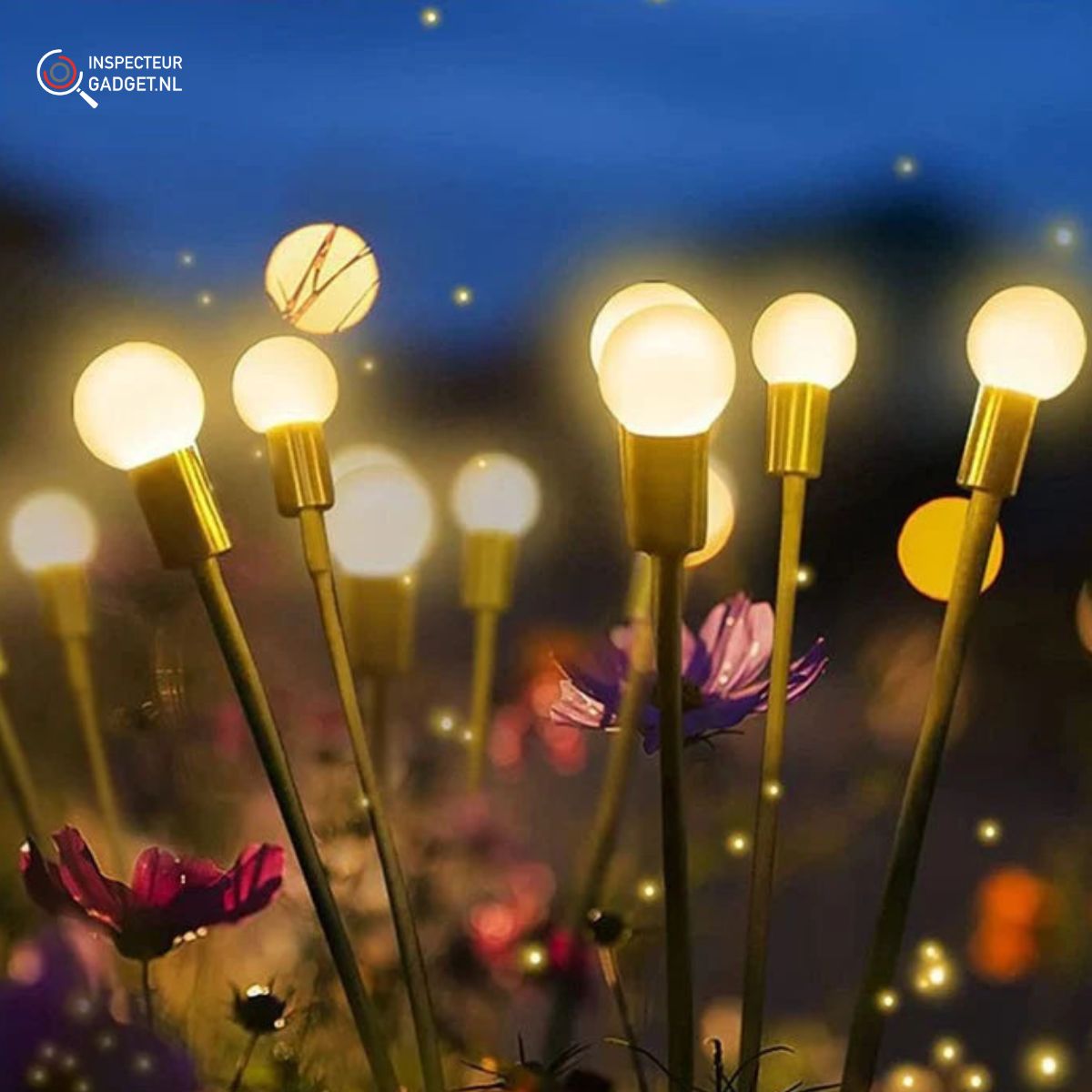 RedwoodPike - Solar-Powered Garden Stake Lights