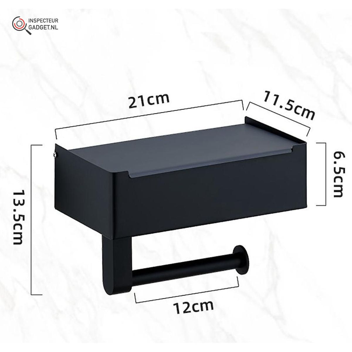 Gavendros - Multifunctional Steel Toilet Paper Holder
