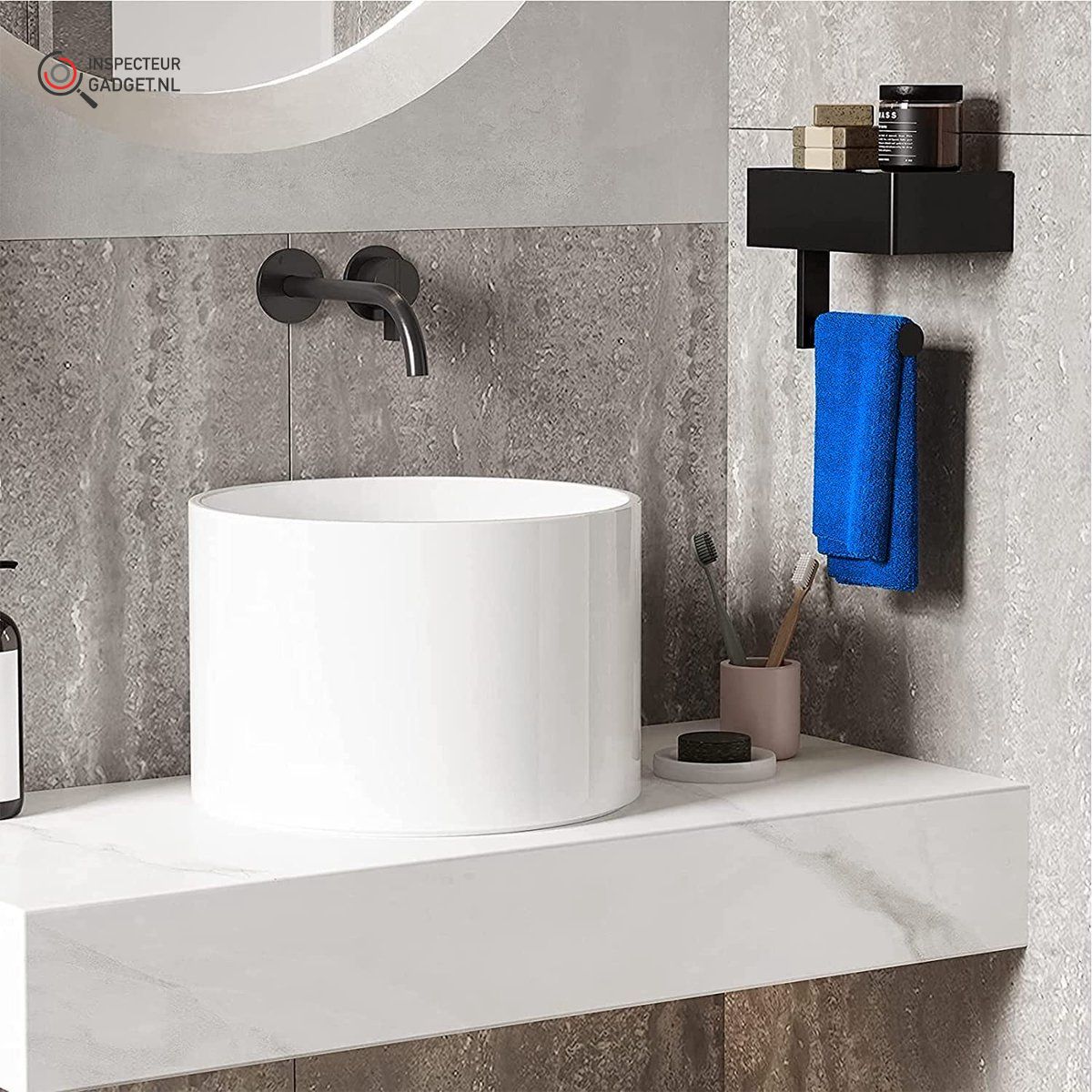 Gavendros - Multifunctional Steel Toilet Paper Holder