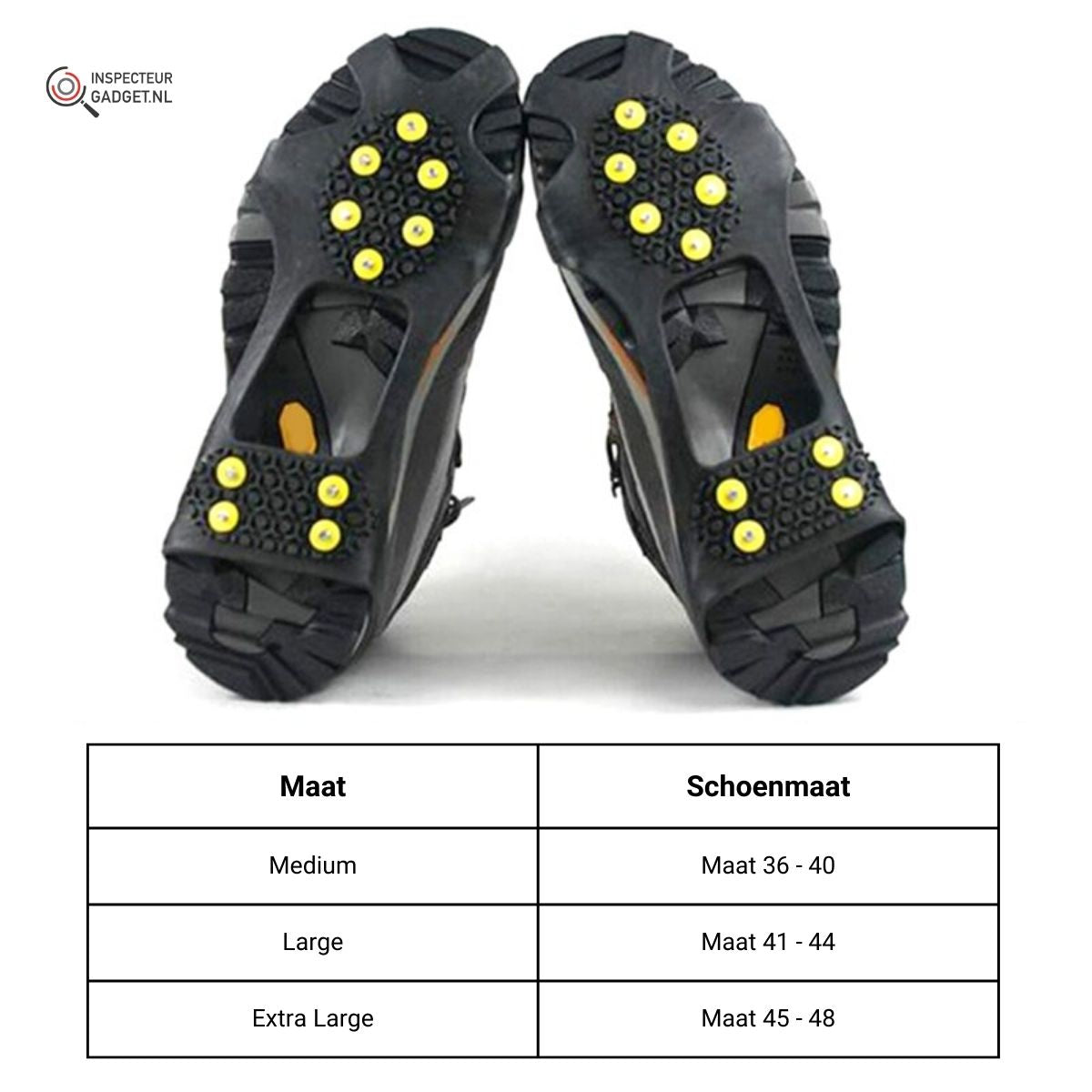 Anti-Slip Snowspikes - Traction Cleats for Icy Sidewalks