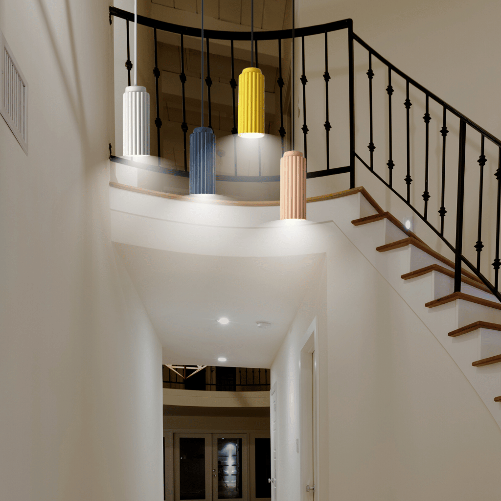 Cylindra - Textured Cylindrical Pendant Light