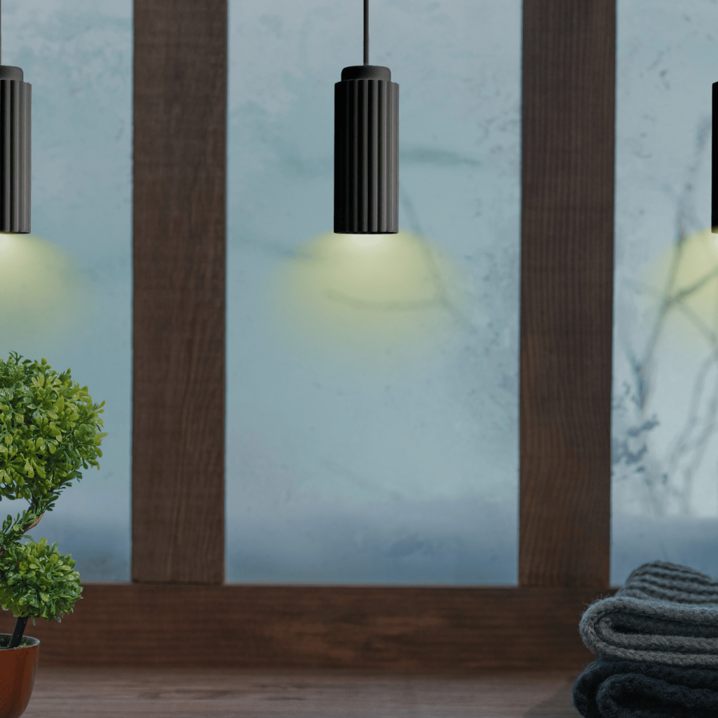 Cylindra - Textured Cylindrical Pendant Light