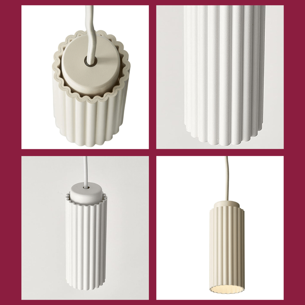 Cylindra - Textured Cylindrical Pendant Light