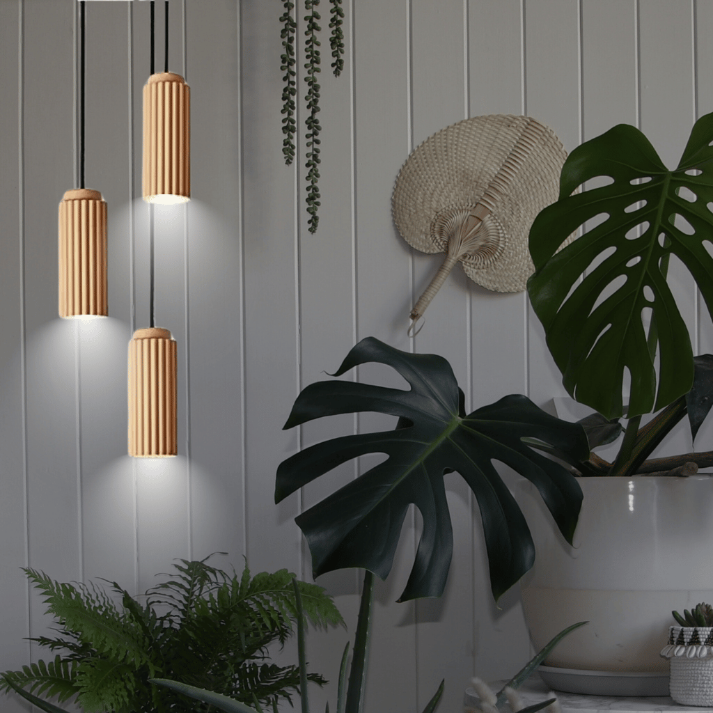 Cylindra - Textured Cylindrical Pendant Light