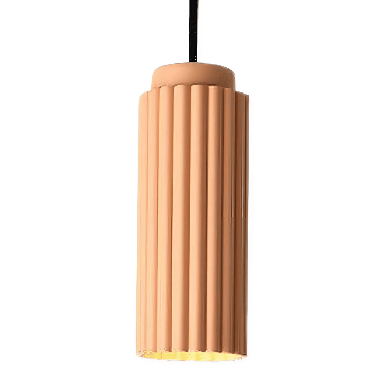 Cylindra - Textured Cylindrical Pendant Light