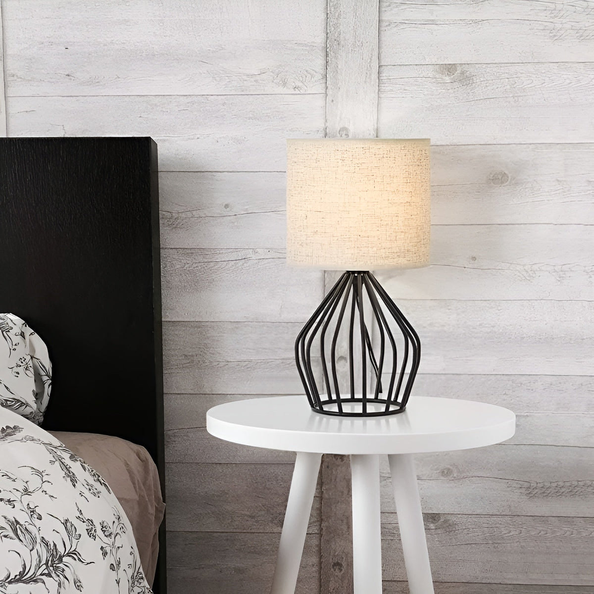 Panthos Reach - Linen Shade Table Lamp Base