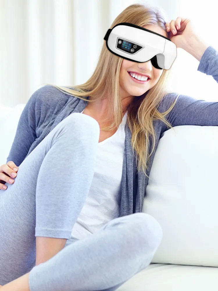 EyeGlow - Smart 6D Eye Massager with Airbag Technology
