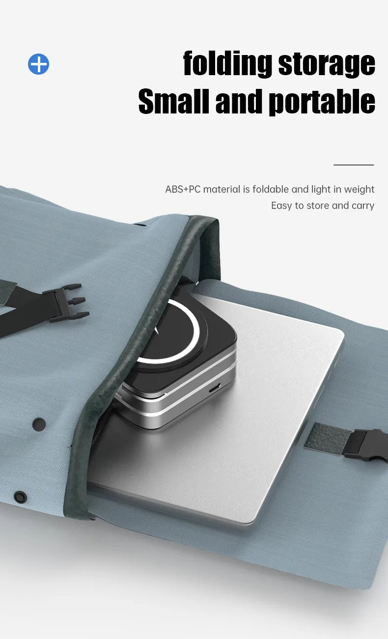 PowerFlex 3-in-1 Charging Station - Magnetic & Foldable Wireless Charger