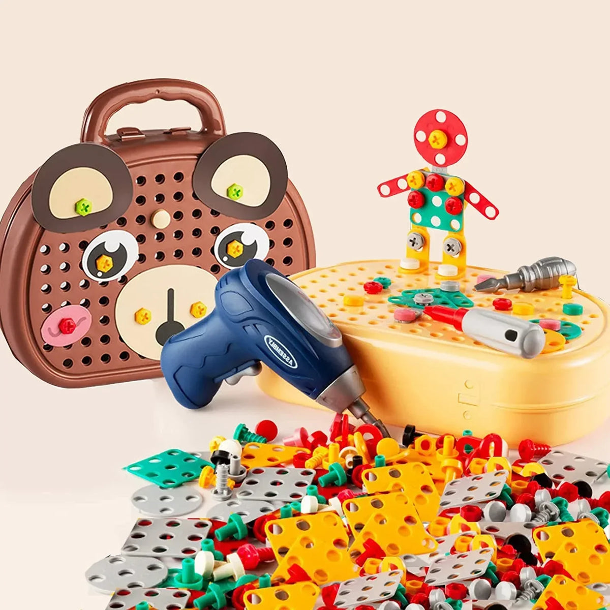 BuildMaster ToolBox - A Creative Montessori Building Set for Kids