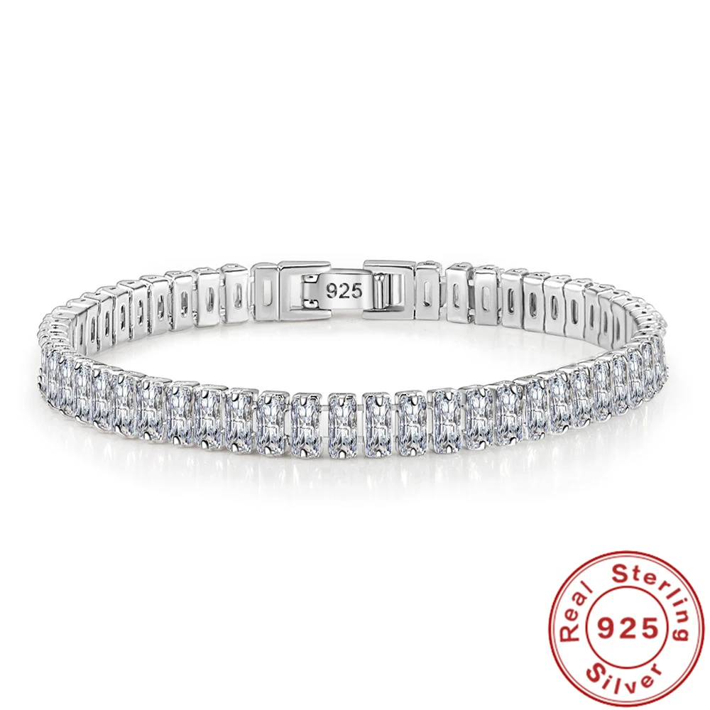 Ebrisa - Crystal Bracelet in 925 Sterling Silver
