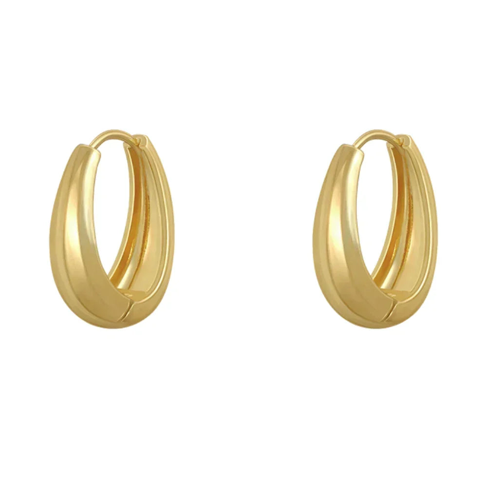 Belara - Classic Gold Hoop Earrings