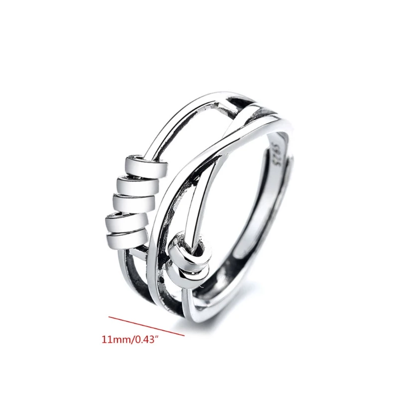 Balmora Stress-Relief Ring - Adjustable Anti-Anxiety Jewelry