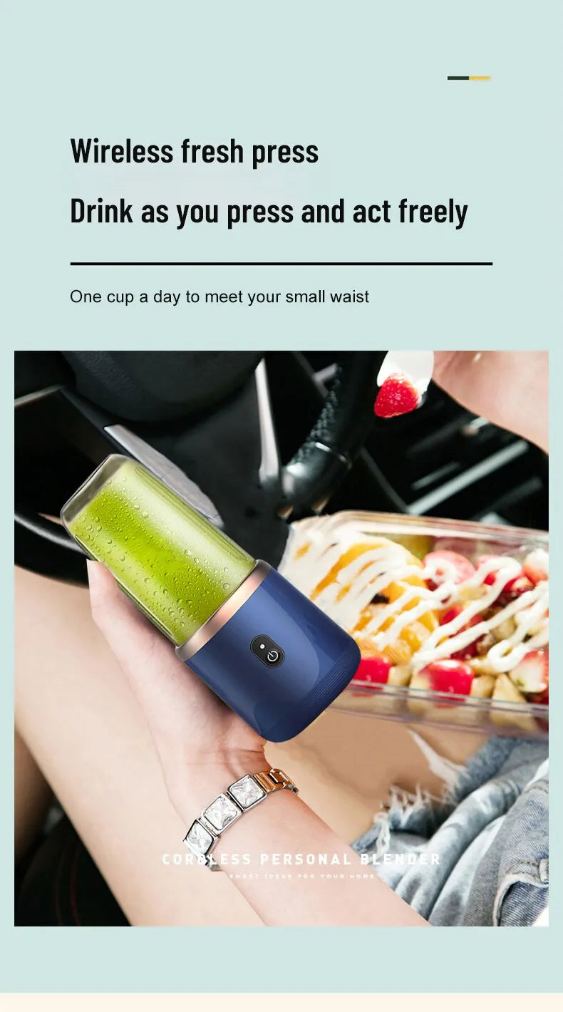 BlendMaster Portable - Wireless Personal Blender for Smoothies and Juice