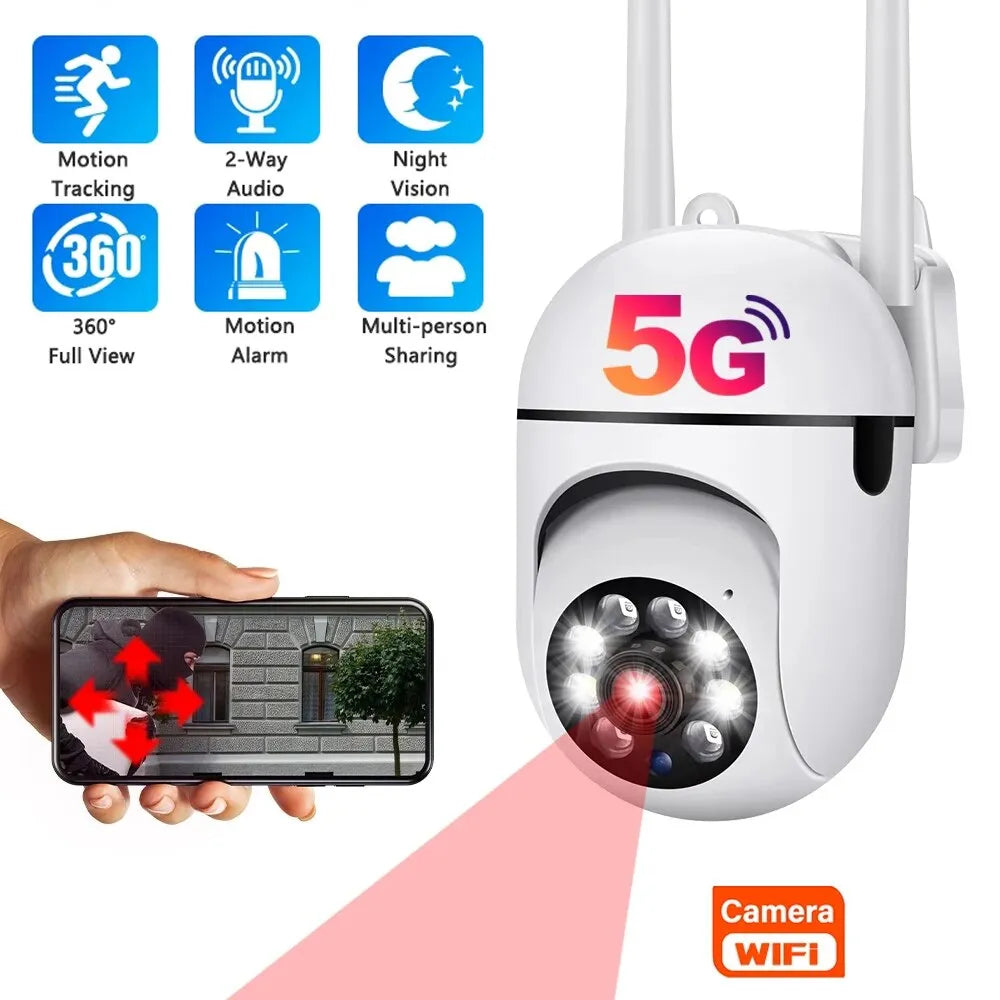 CamGuard - Smart WiFi Security Camera with Mobile App Control