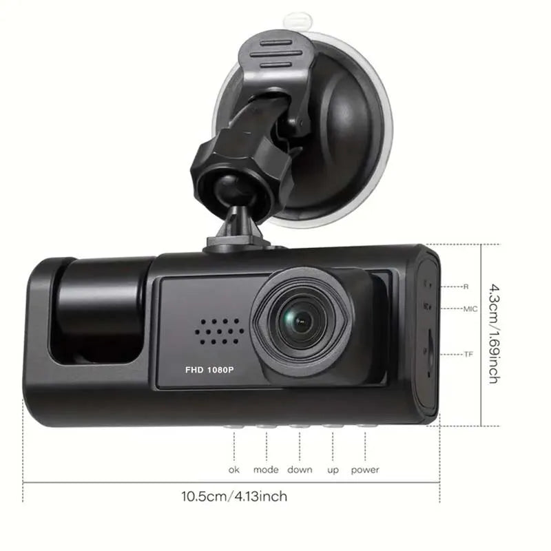 VisionPro - Dashcam with Night Vision and IR Technology