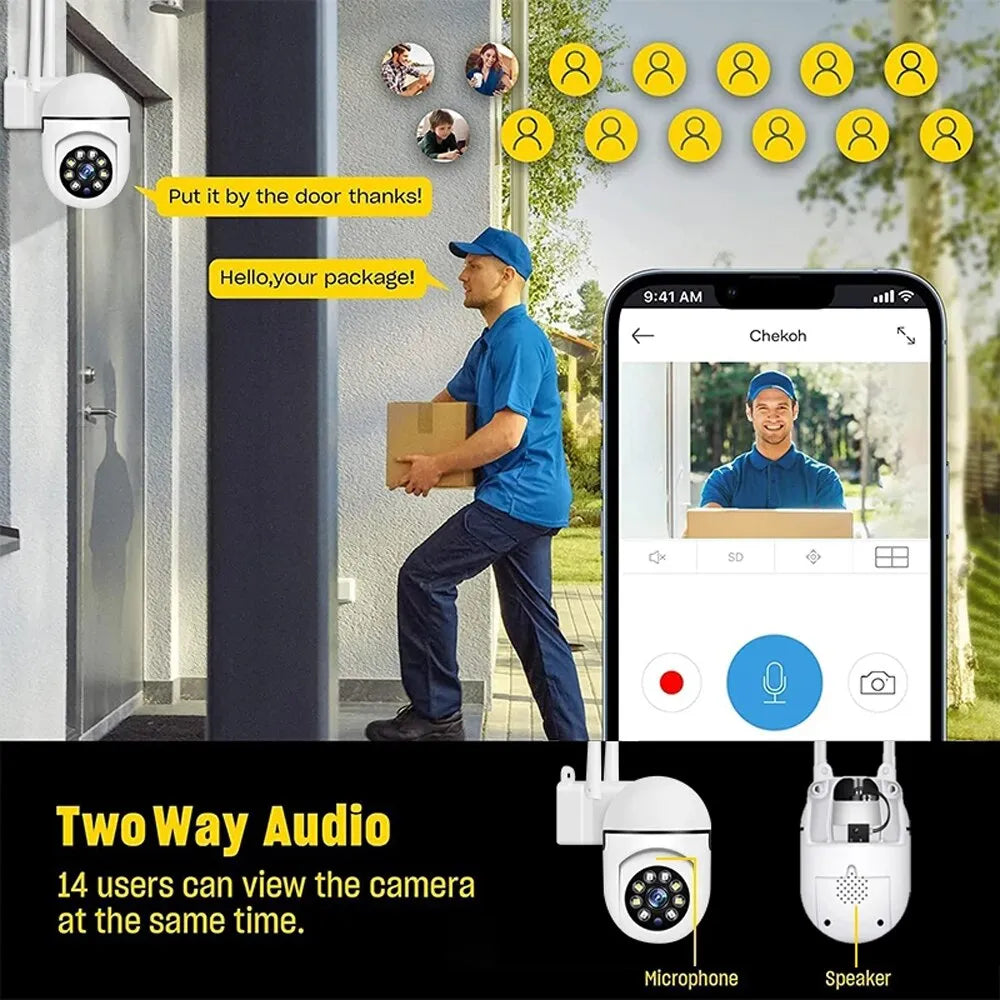 CamGuard - Smart WiFi Security Camera with Mobile App Control