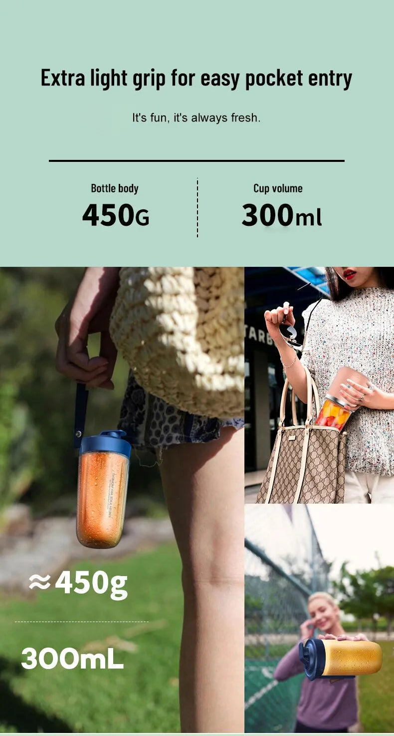 BlendMaster Portable - Wireless Personal Blender for Smoothies and Juice