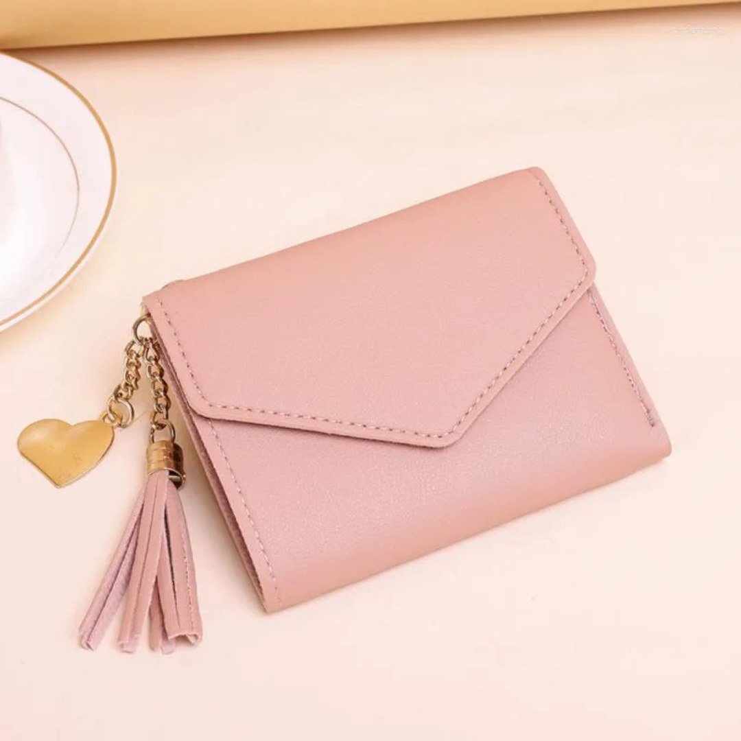 MiniPouch - Elegant Compact Wallet with Tassel