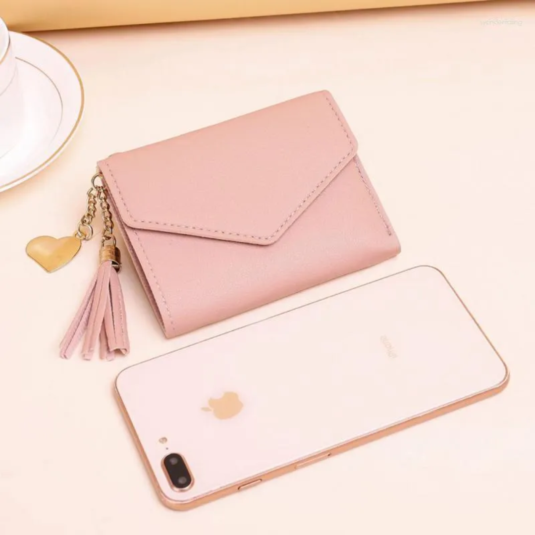 MiniPouch - Elegant Compact Wallet with Tassel