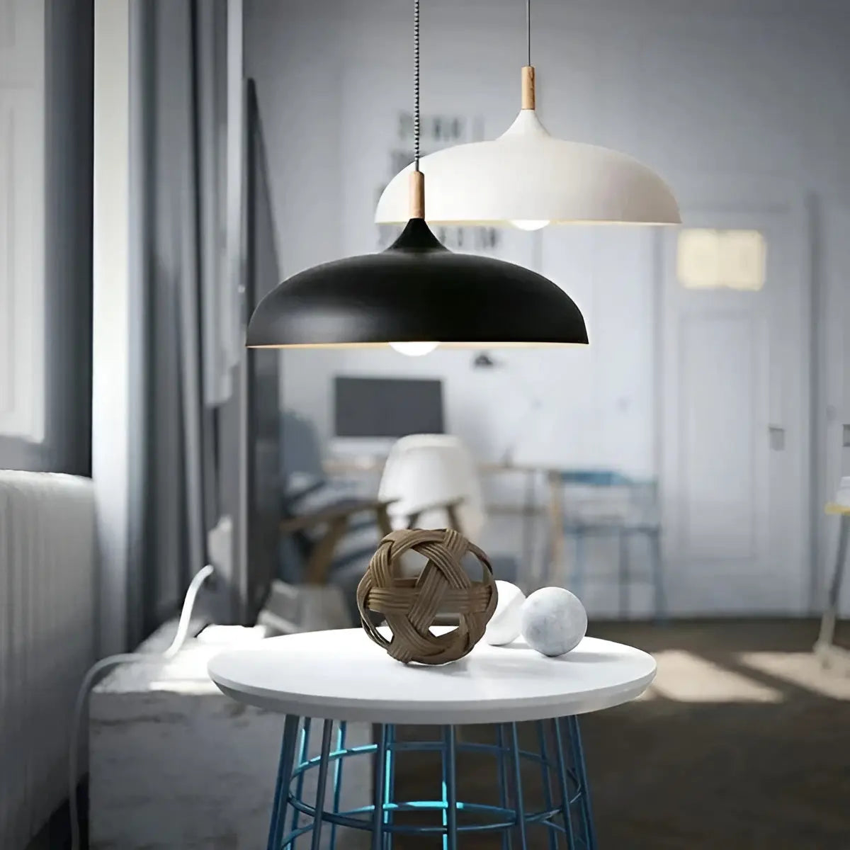 Herriwood - Oak LED Ceiling Pendant Lamp
