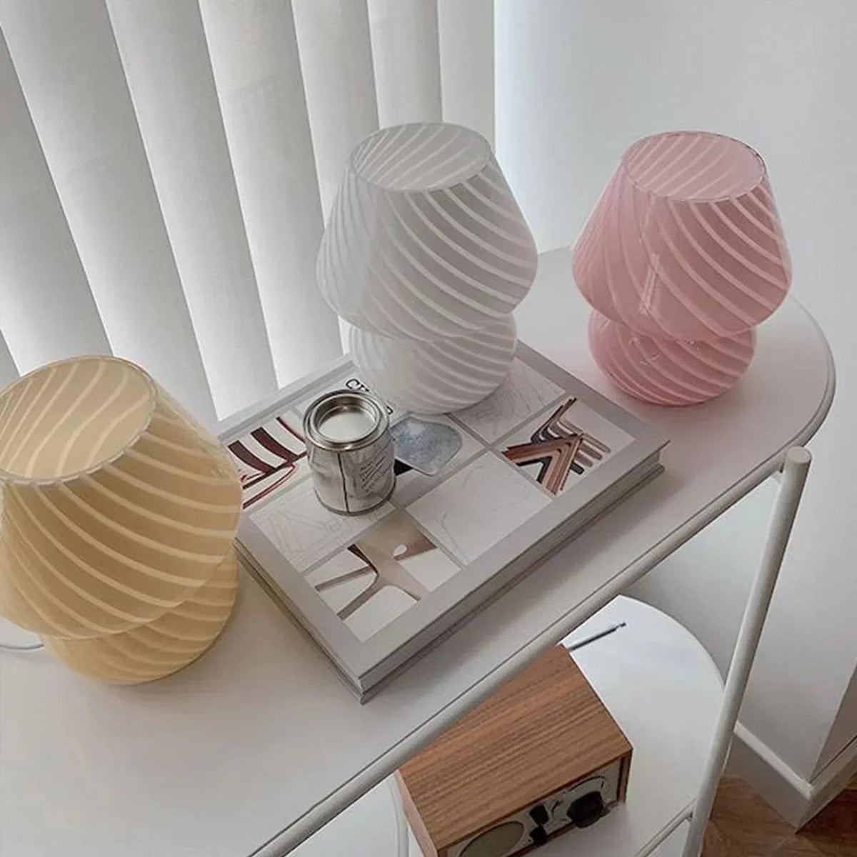 Rivelston - Handcrafted Italian Glass Table Lamp