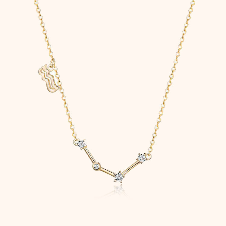 Faestra - Celestial Zodiac Astrology Necklace