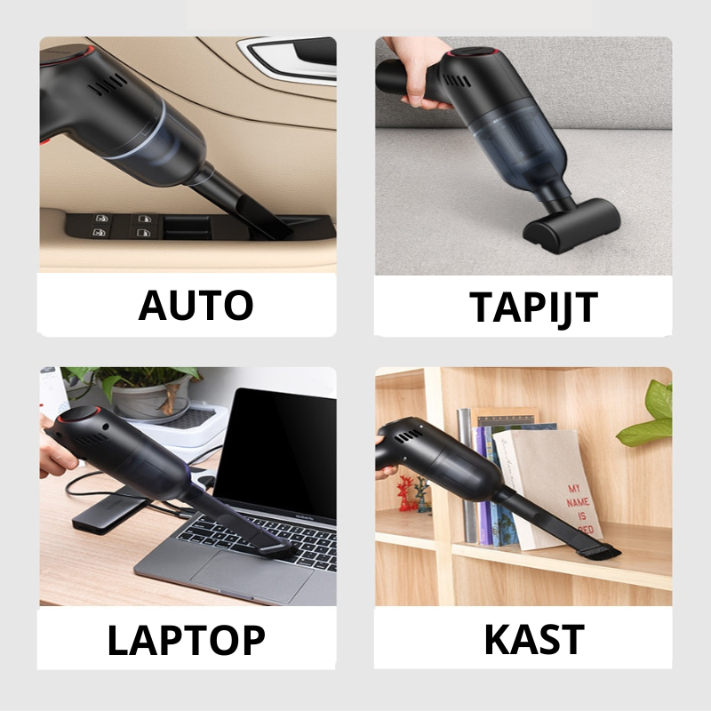 PowerVac - Portable Car Vacuum with Quiet Operation