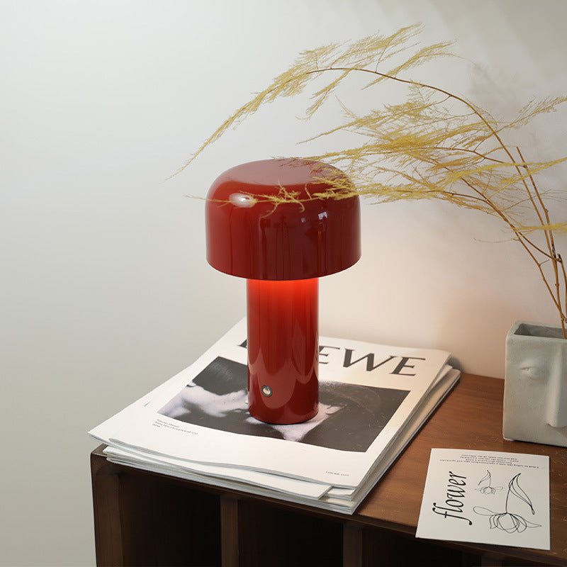 Italian Mushroom Cordless Table Lamp - Rechargeable LED Accent Light
