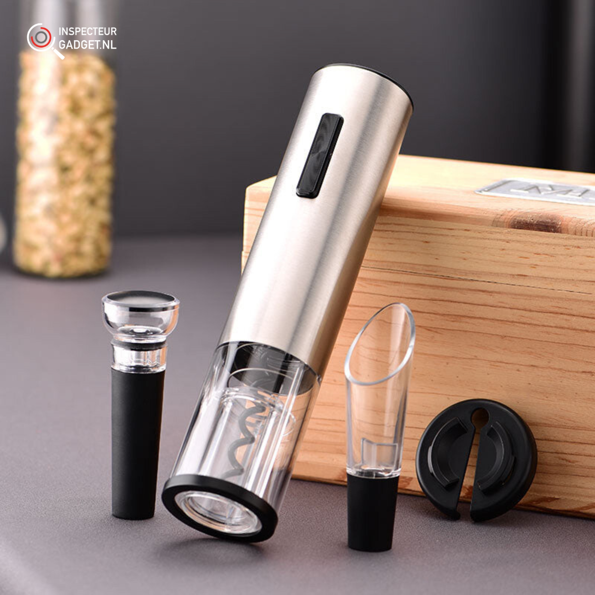 VinoLux - Electric 4-in-1 Wine Opener
