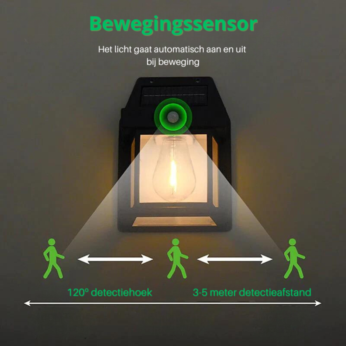 Hawbridge - Wireless Solar Wall Spotlights
