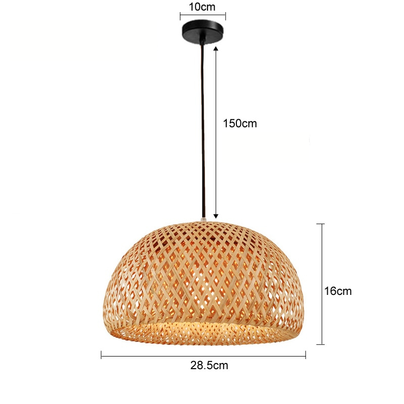 BambooLife - Handwoven Rattan Pendant Lamp