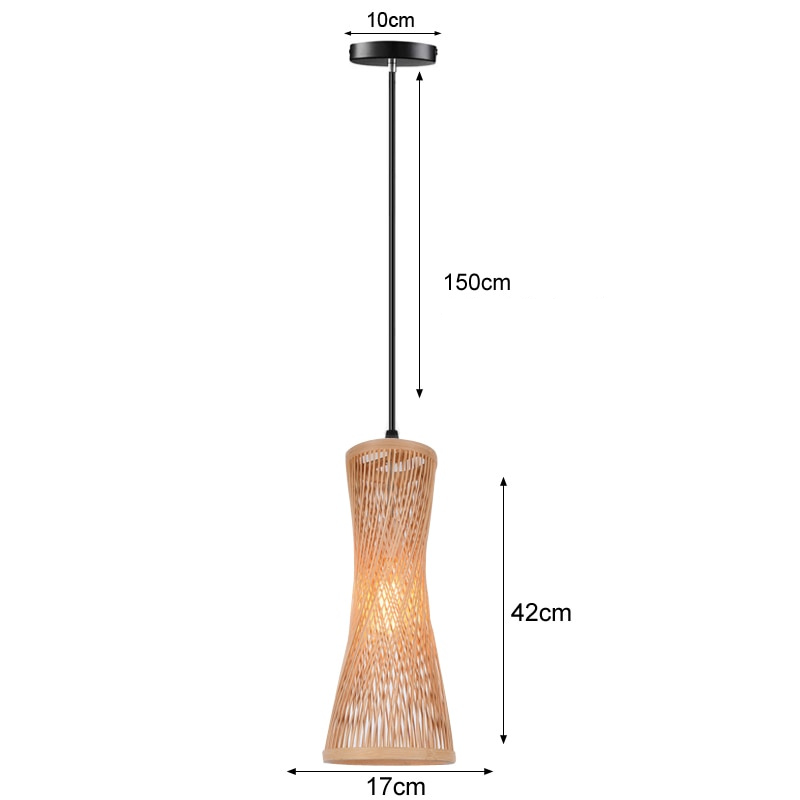 BambooLife - Handwoven Rattan Pendant Lamp