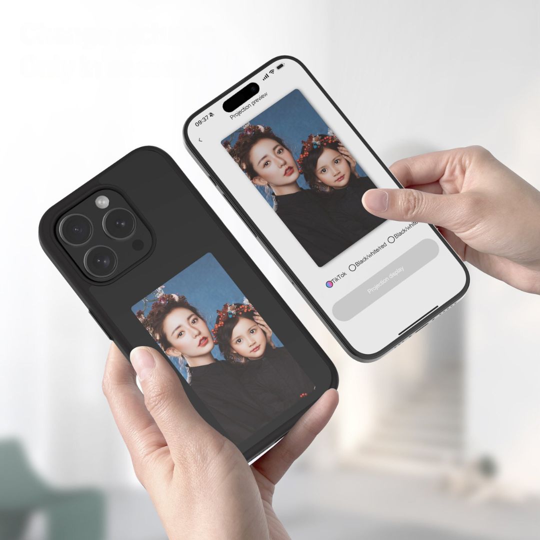 CustomView Case - Customizable iPhone Protection with E-Ink Display
