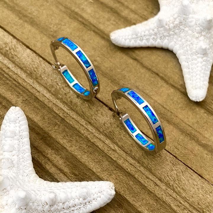 Iorwen - Silver Opal Ocean Ring