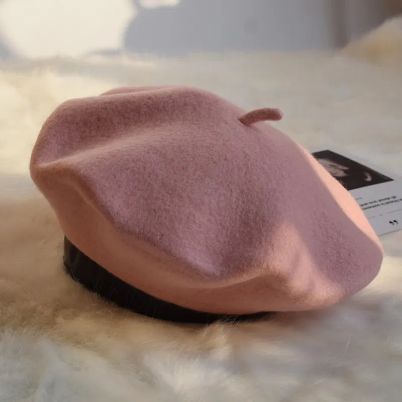 WoolCharm Beret - Cozy Wool Style for Cold Winter Days