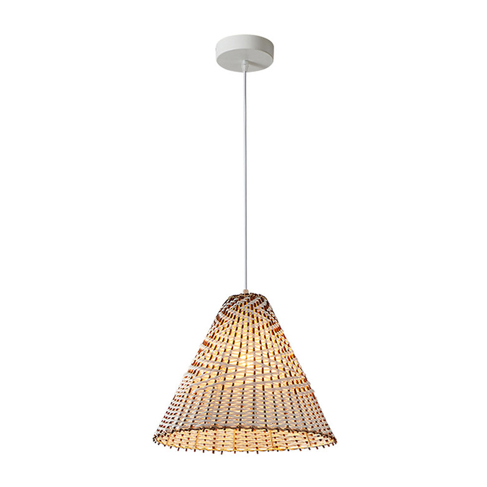 Hintwell - Handwoven Rattan Hanging Light
