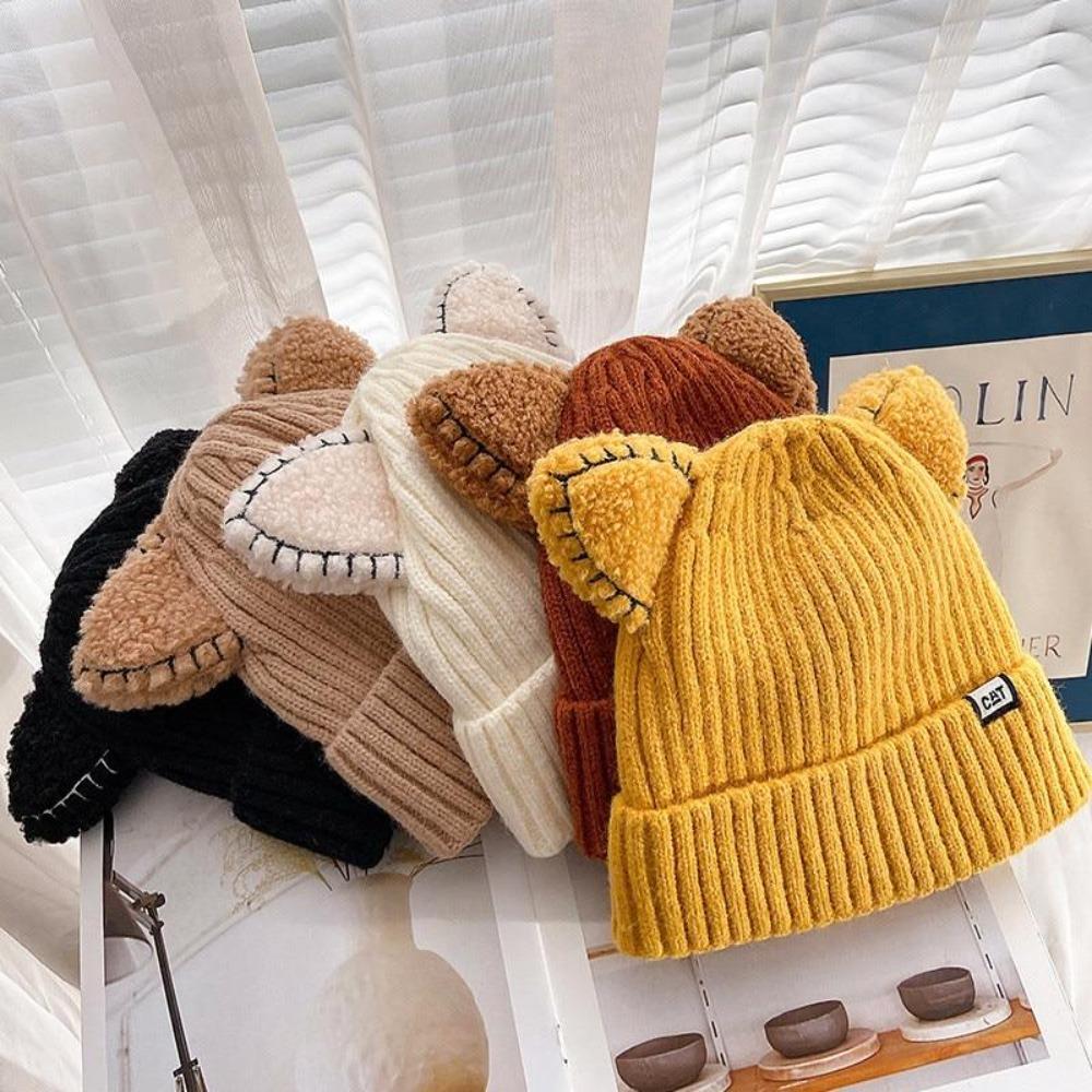 CozyCat Beanie - Trendy Knit Hat with Cat Ears