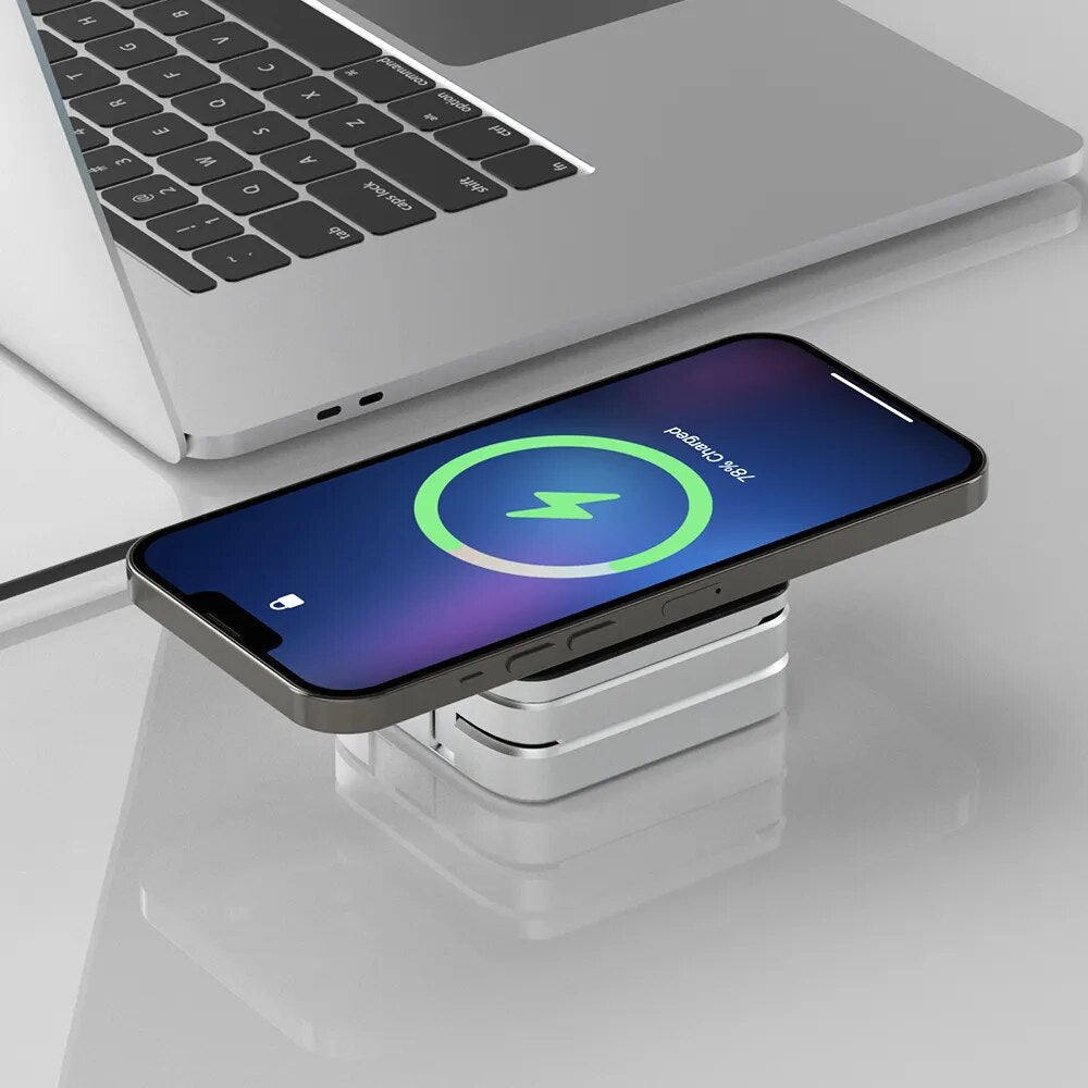 Infinite Power - 3-in-1 Wireless Charging Station for Smartphones