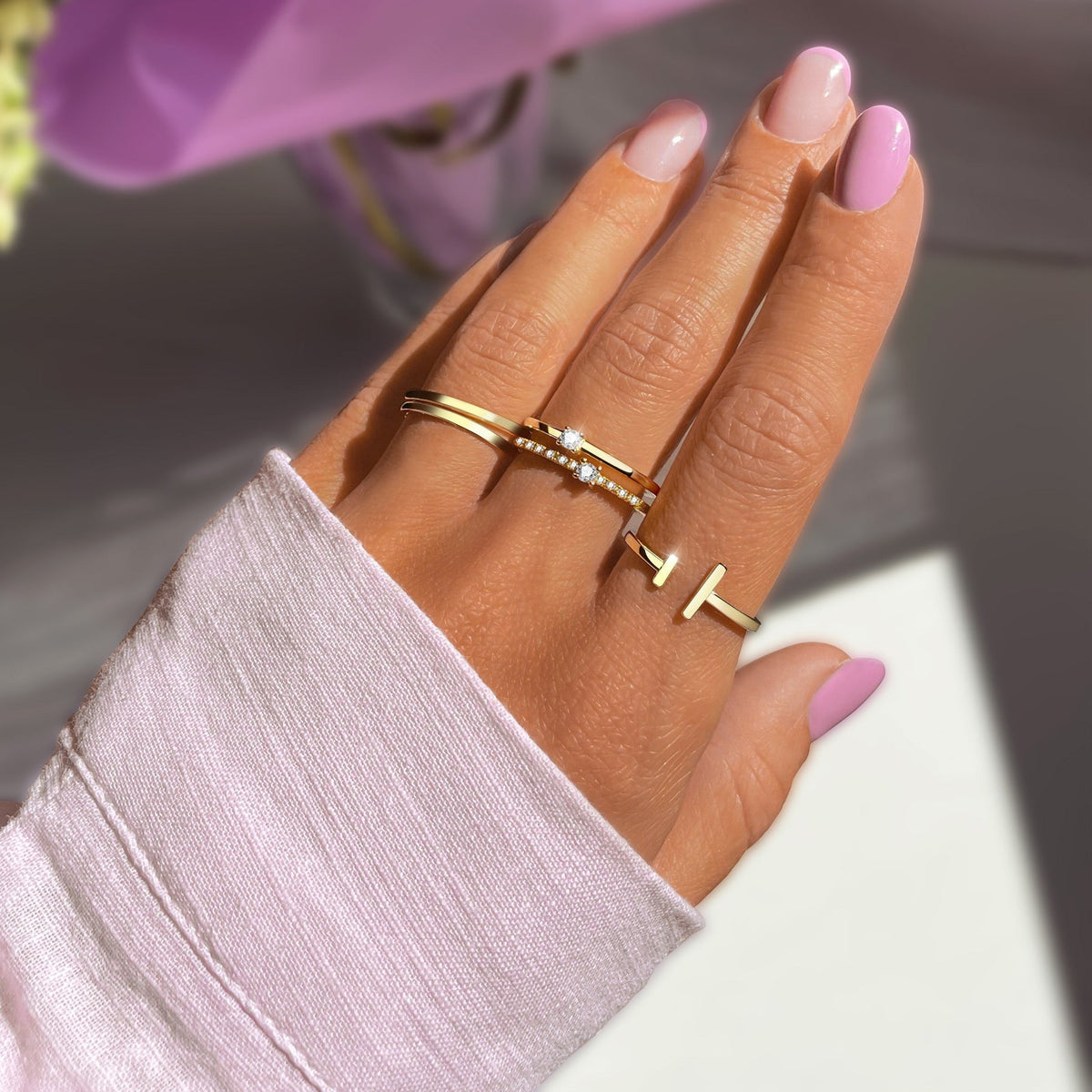 Aureos - Stylish Adjustable Open Ring