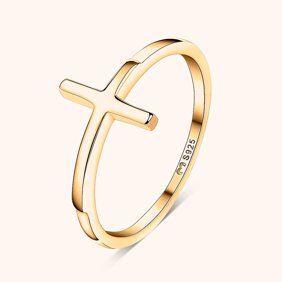 Amélie - Chic Cross-Detail Ring